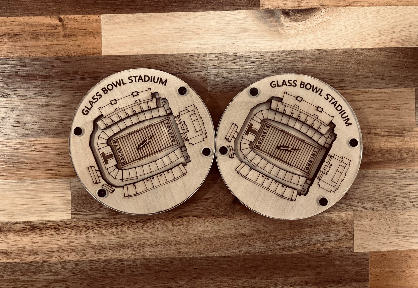 College Football Stadium Coasters