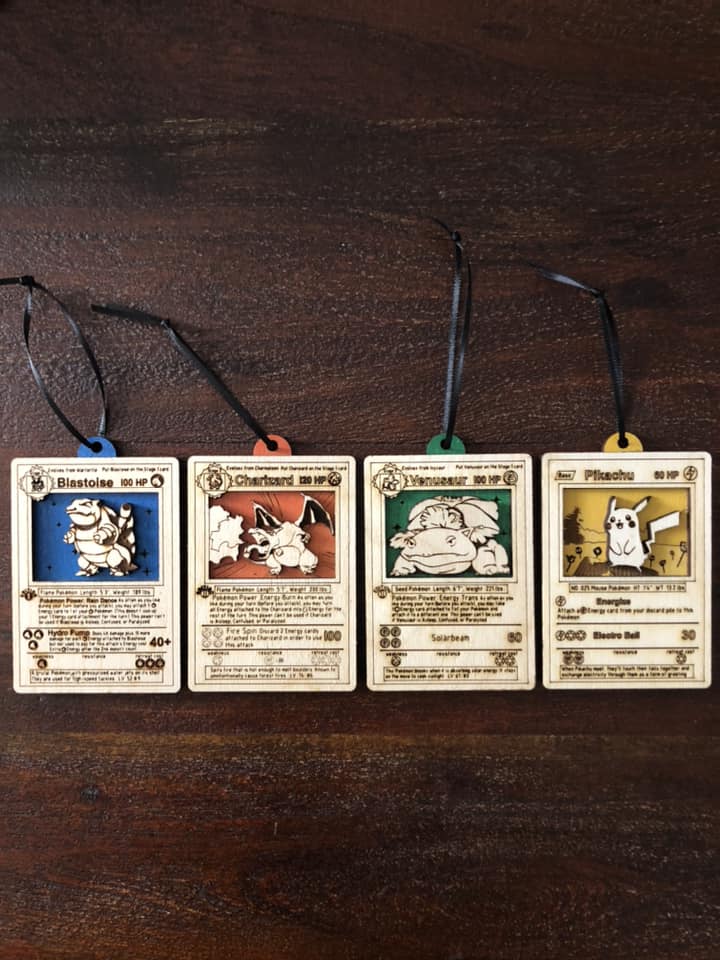 Pokemon Card Christmas Ornament