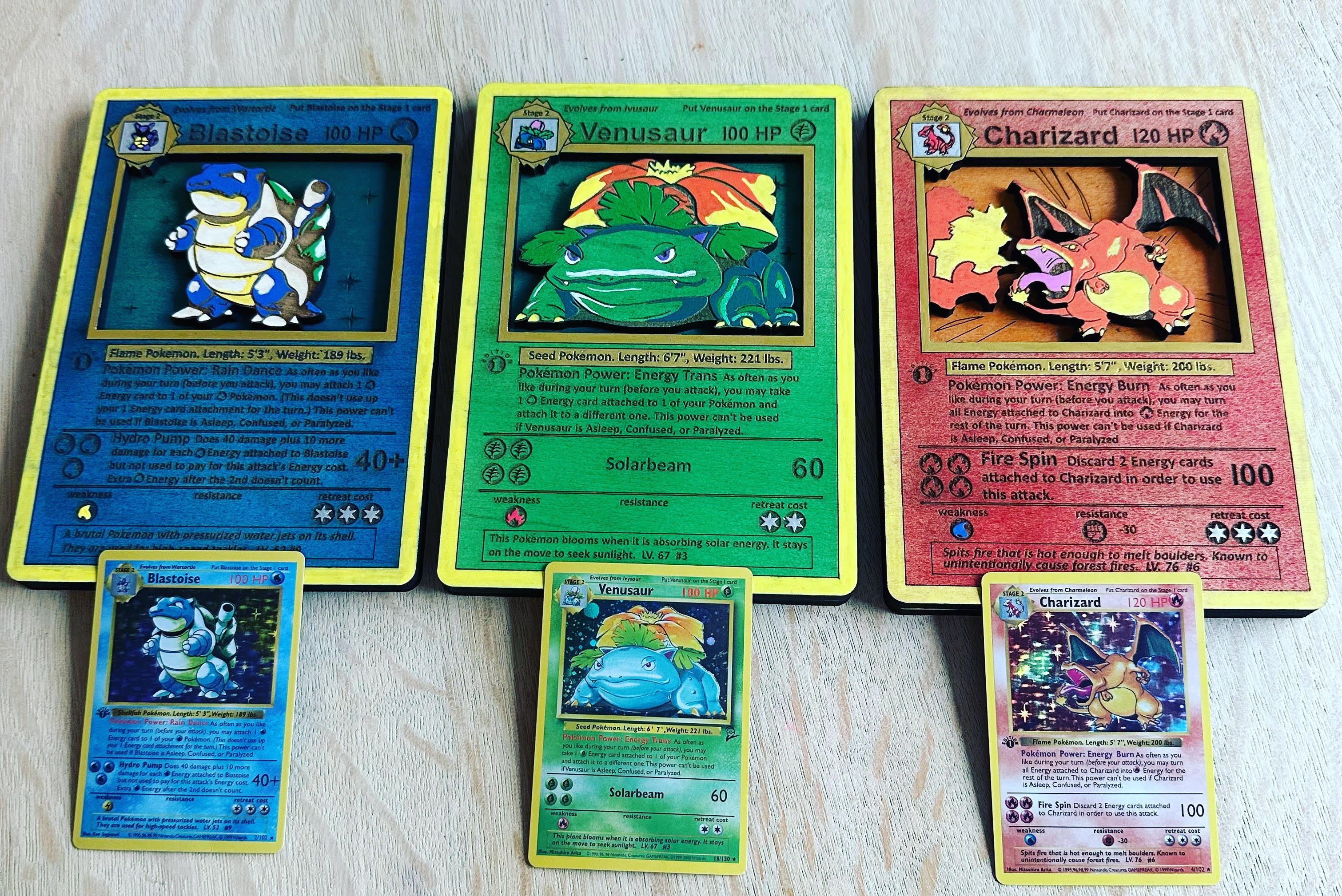 Pokemon Card Replicas (7"x5") | Perfect Set For Collectors Pokemon Card Replicas (7"x5") | Perfect Set For Collectors