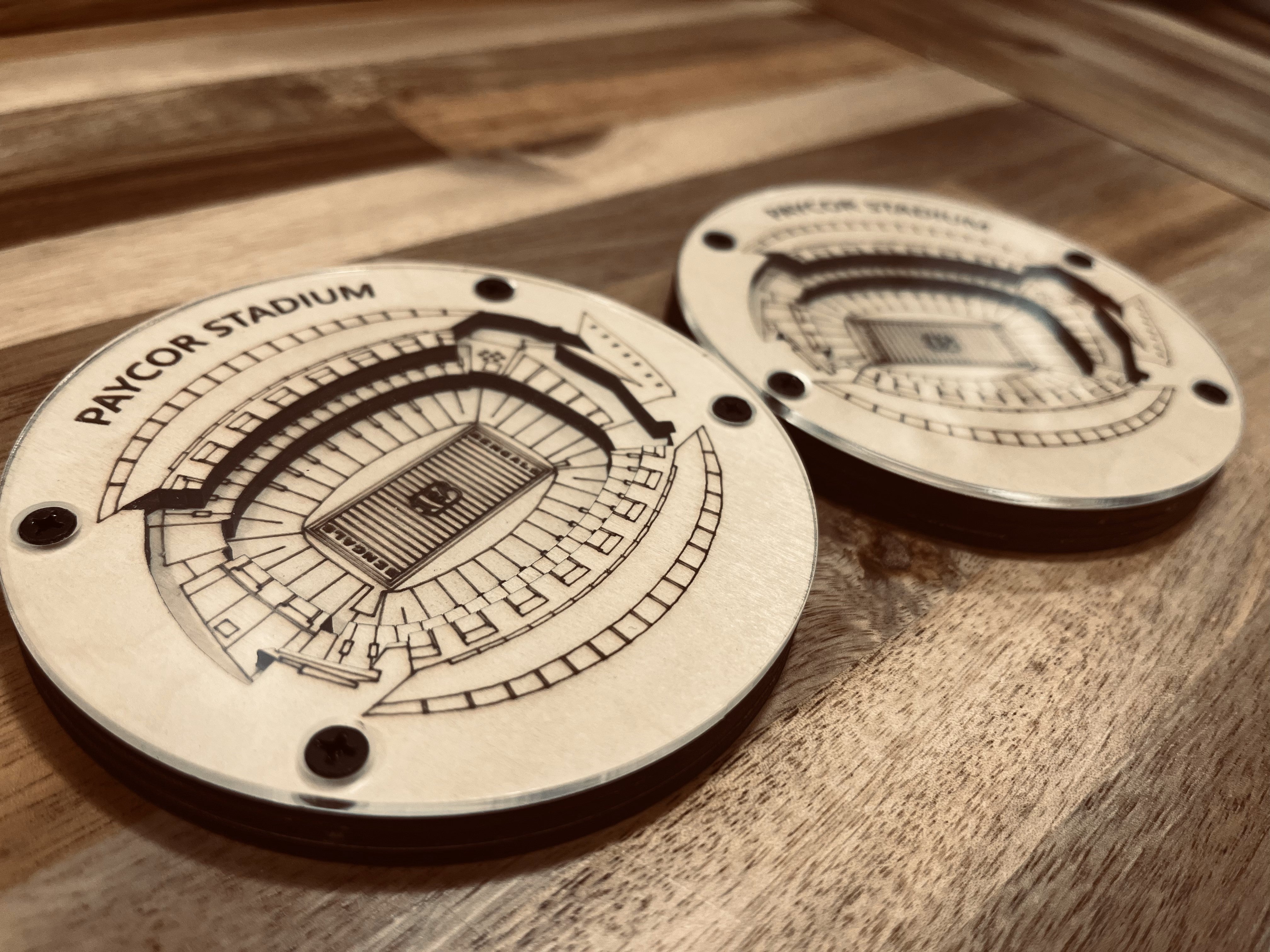 Stadium Coasters Personalized Design Arck Designs