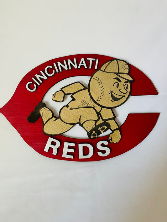 Retro Cincinnati Reds Wall Art