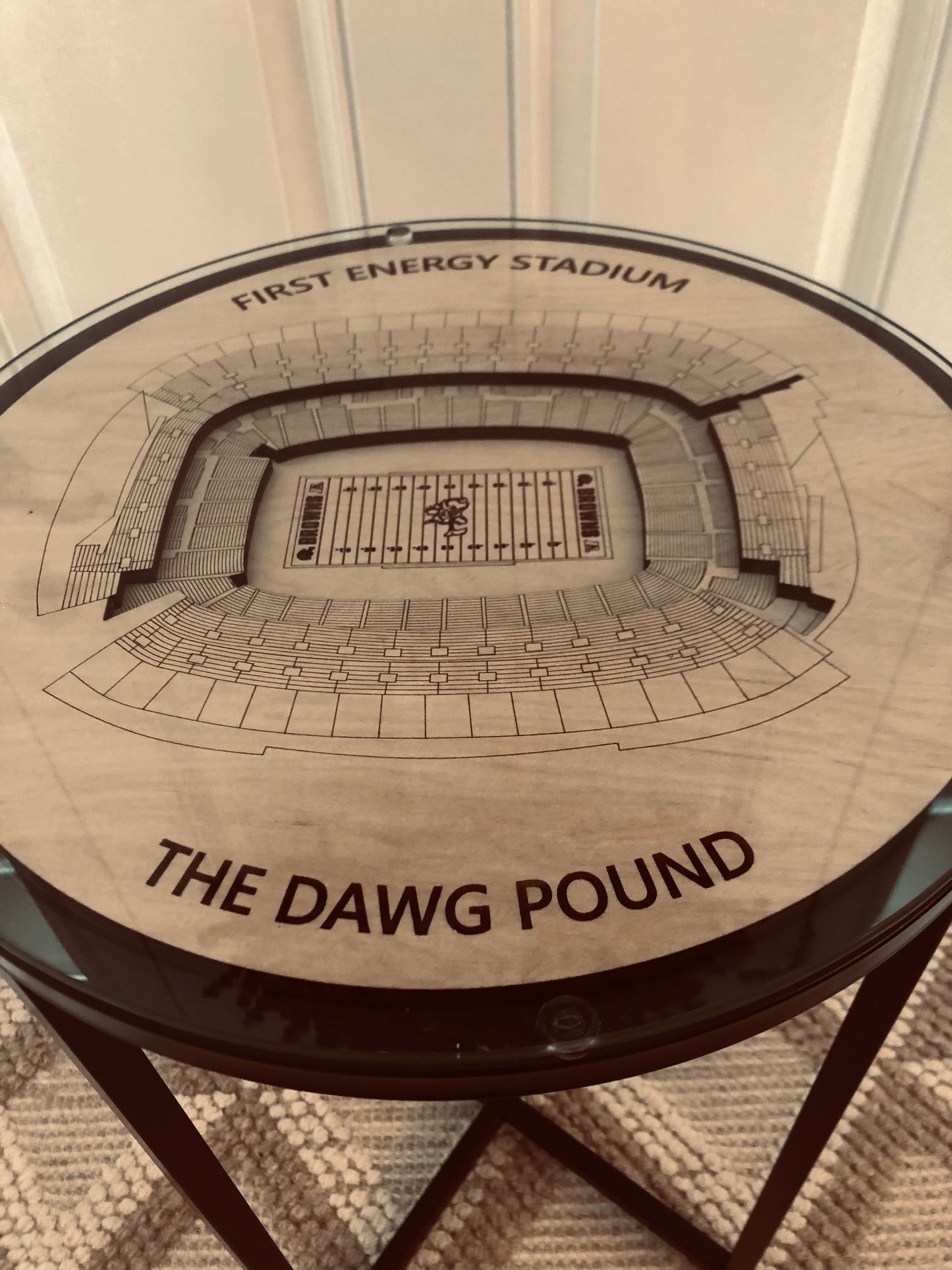 3-Dimensional Stadium End Table