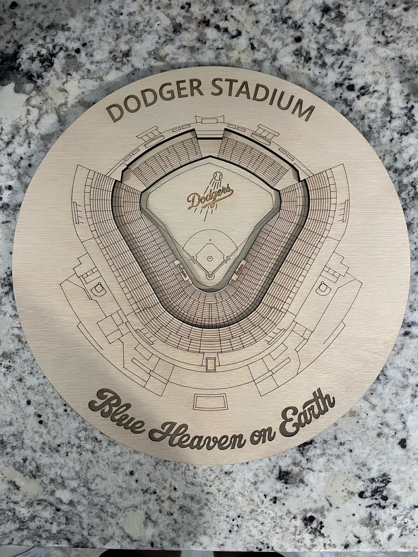3-Dimensional Stadium End Table