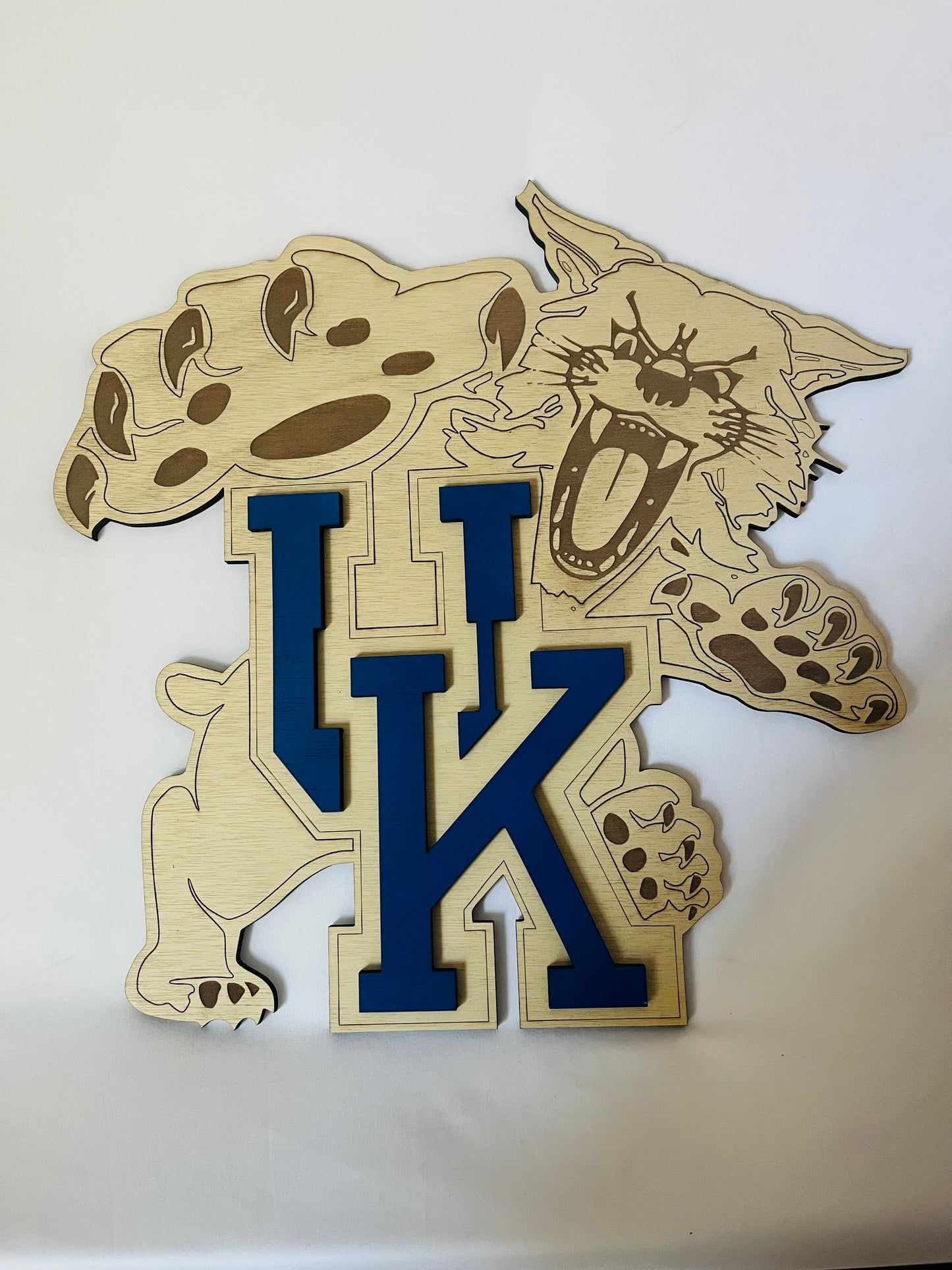 Retro Kentucky Wildcat Wall Art