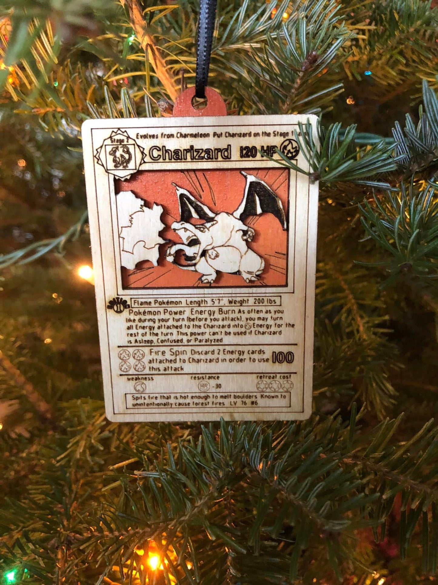 christmas pokemon cards Pokemon Card Christmas Ornament